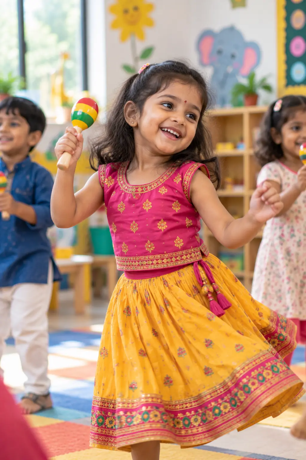 Happy confident child